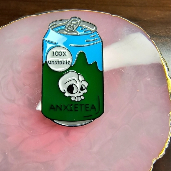 Accessories - AnxieTEA Enamel Pin